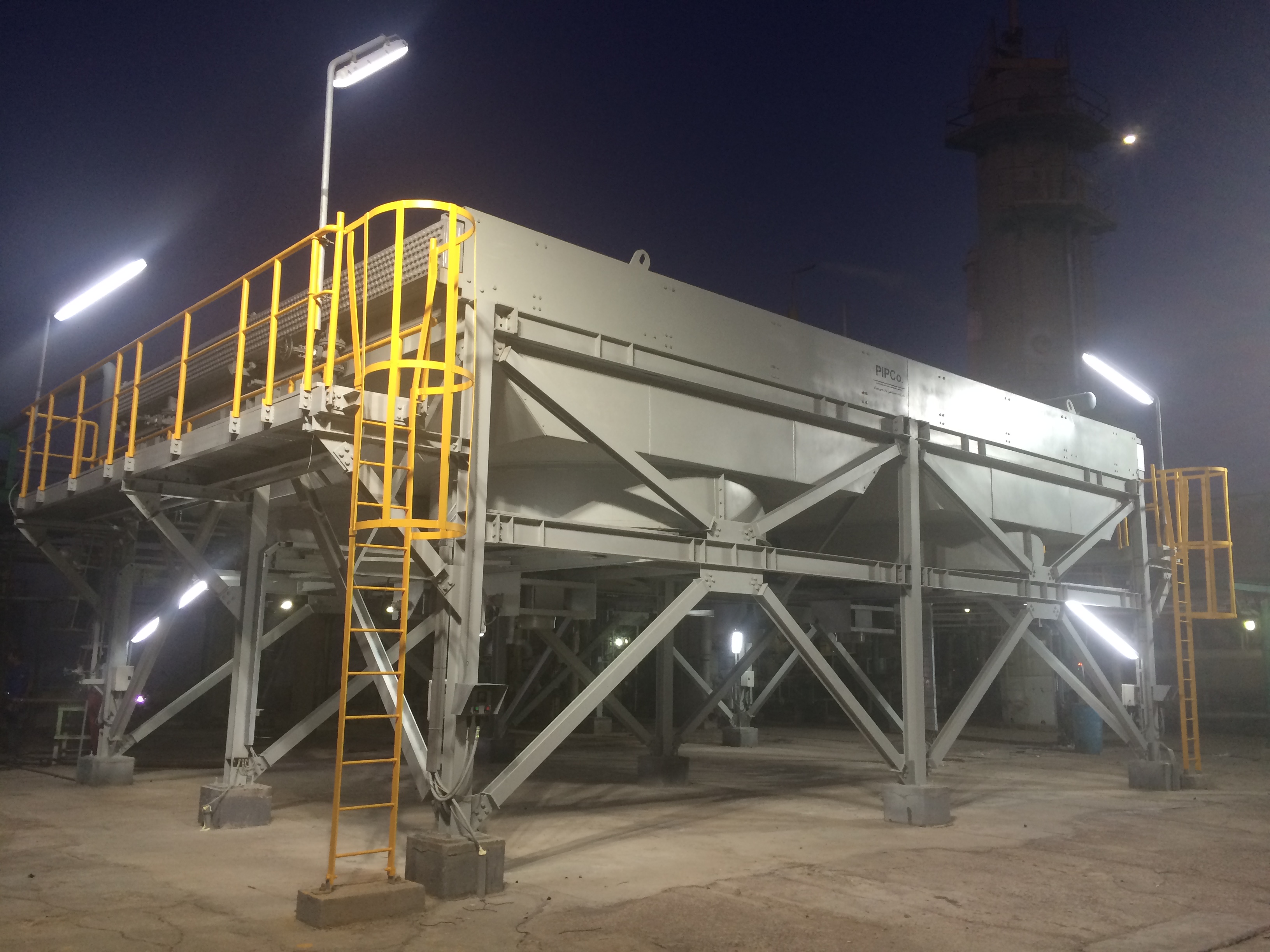 Design, material supply, manufacture, installation and commitioning of  LP unit air cooler -  Razi Petrochemical Complex