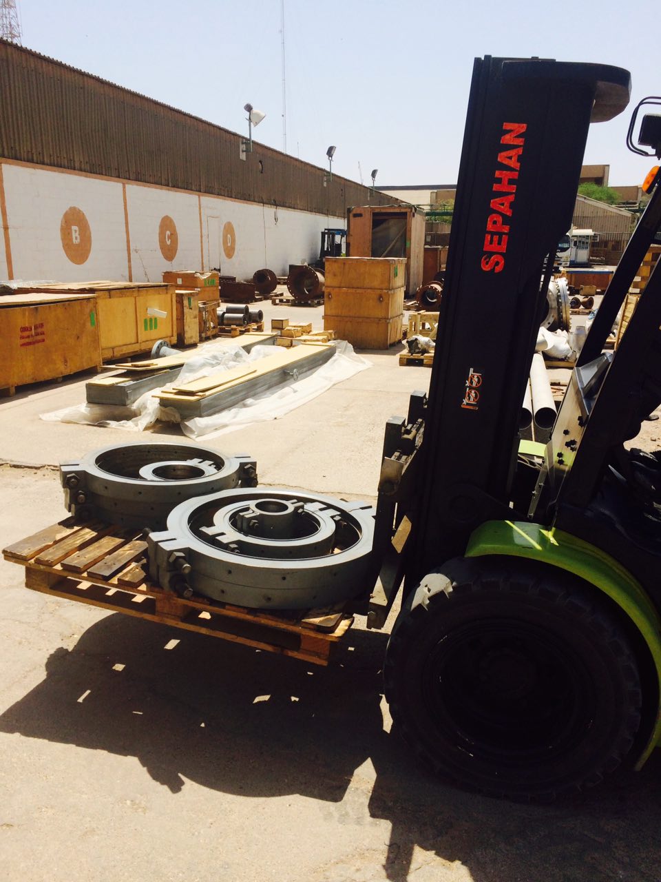 Design, material supply and manufacturing of  34 set  Clamp in different sizes -  Razi Petrochemical Complex