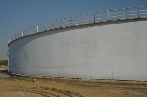 Inspection , testing and overhual of  raw water - Razi Petrochemical